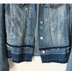 Jbrand distressed denim jacket